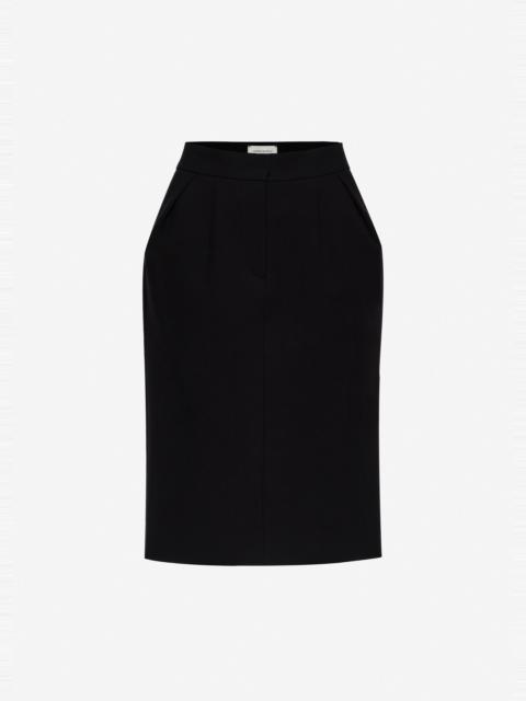 MAGDA BUTRYM Tailored pencil skirt in black