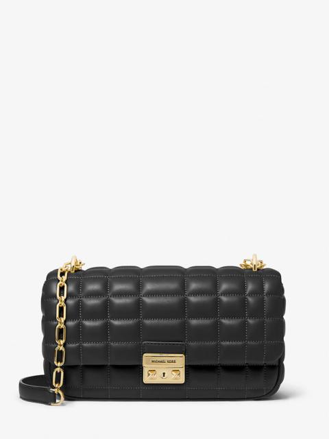 MICHAEL KORS Tribeca Large Quilted Leather Shoulder Bag