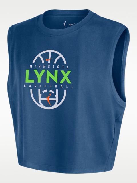 Nike Minnesota Lynx Nike Women's WNBA Authentic Sleeveless Cropped T-Shirt