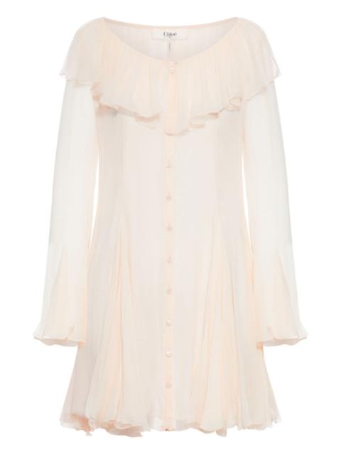 Chloé ruffled mini dress