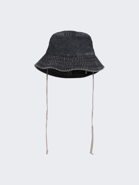 Rick Owens DRKSHDW Denim Gilligan Hat Washed Grey