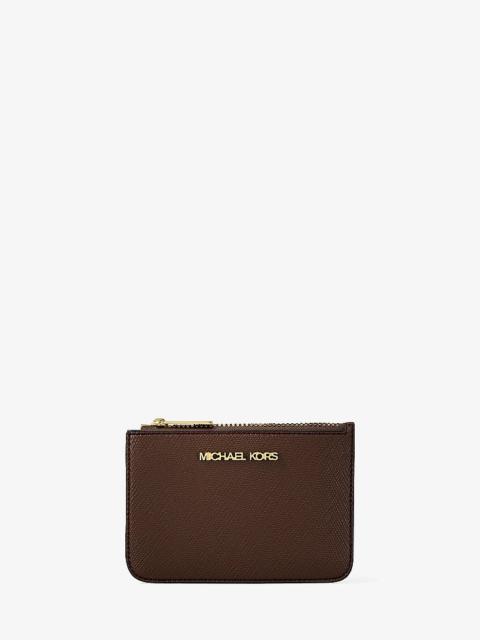 MICHAEL KORS Jet Set Travel Small Saffiano Leather Coin Pouch