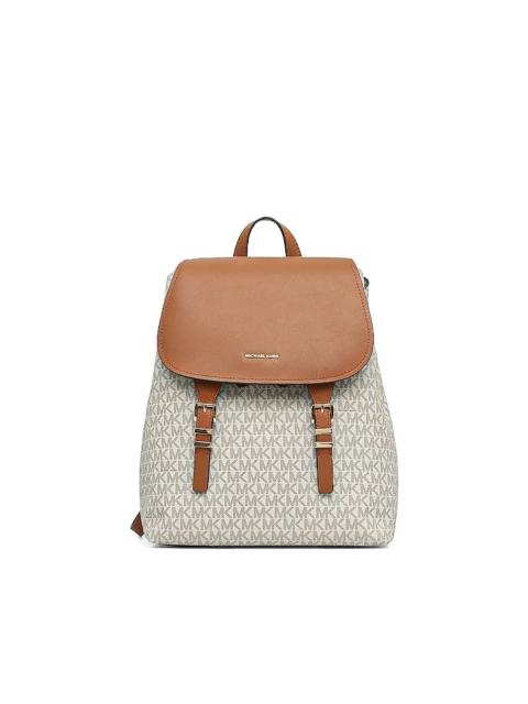 MICHAEL KORS monogram flap backpack