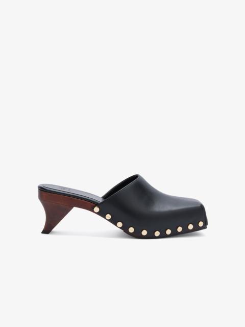 GANNI JUNE SABOT MULE IN BLACK