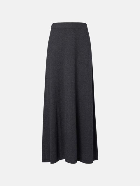 LISA YANG Adrienne cotton and cashmere midi skirt