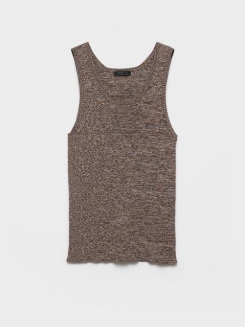 Prada Cotton knit tank top