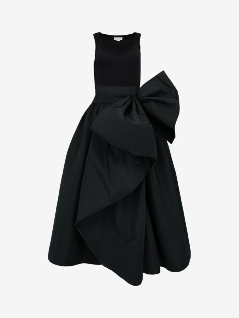 Alexander McQueen Women's Hybrid Bow Dress in Black