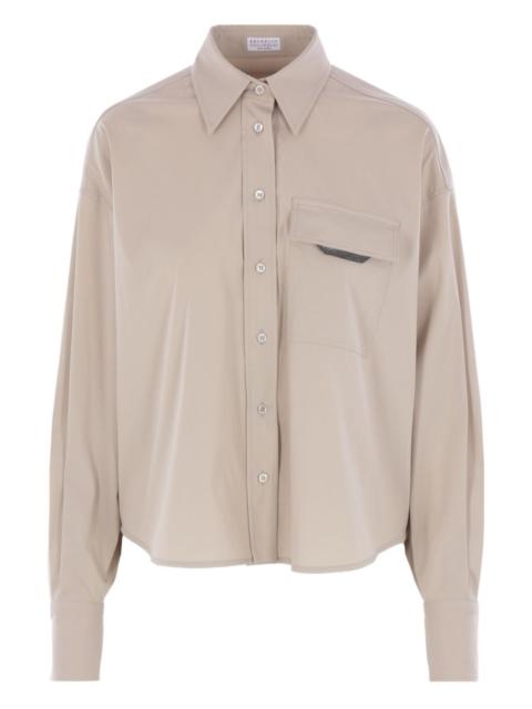 Brunello Cucinelli monili-detail shirt