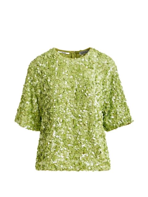 ESSENTIEL ANTWERP sequin blouse