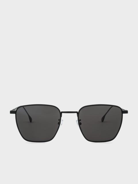 Paul Smith Matte Black 'Errol' Sunglasses