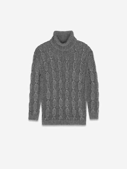 SAINT LAURENT turtleneck sweater in viscose