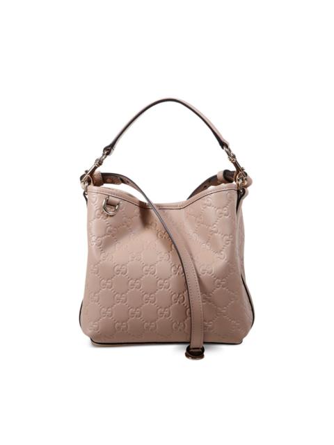 GUCCI small GG Emblem tote bag