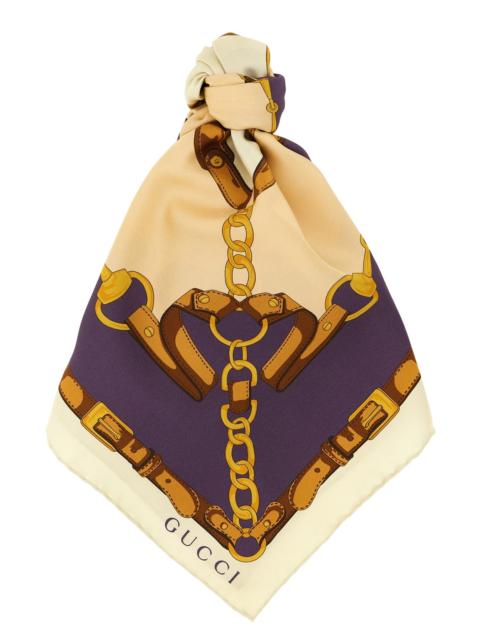 GUCCI 'Morsetto' silk yore