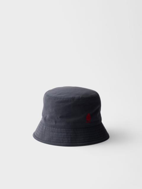 Old gabardine bucket hat