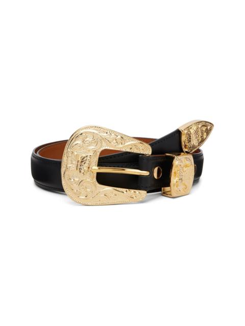 NEEDLES Black Papillon Western Tip Belt