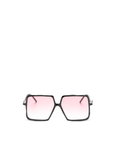 Kuboraum L12 square-frame sunglasses