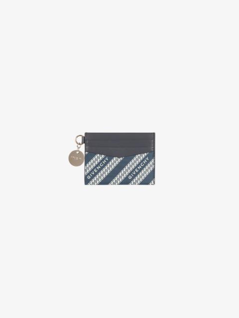 Givenchy GIVENCHY Chain card holder in coated canvas