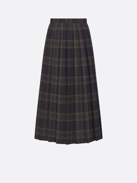 Dior Pleated Long Skirt