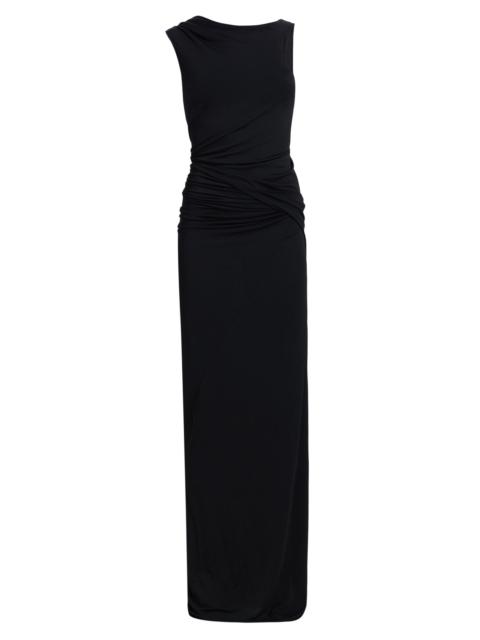 Rick Owens Lilies Women's Shailee Drape Column Gown - Black