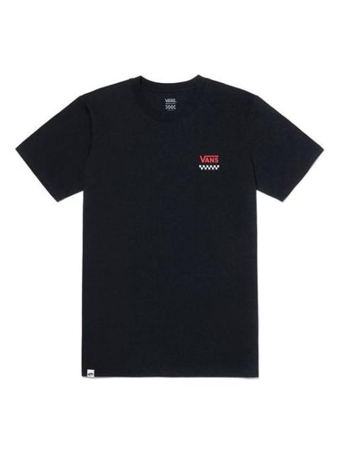 Vans (WMNS) Vans Skateboard Logo Printing Short Sleeve Black VN0A4BRQBLK