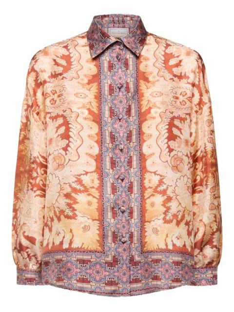 Pierre-Louis Mascia paisley-print button-down shirt