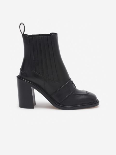 Maison Kitsuné LEATHER LOAFER BOOTS