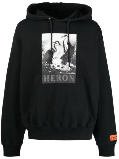 Heron Preston Halftone Heron print hoodie