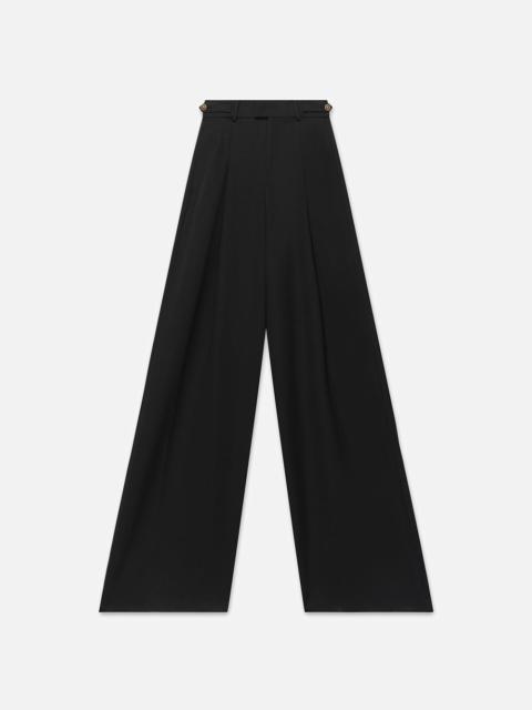 FRAME Ritz Women's Pleated Trouser in Black