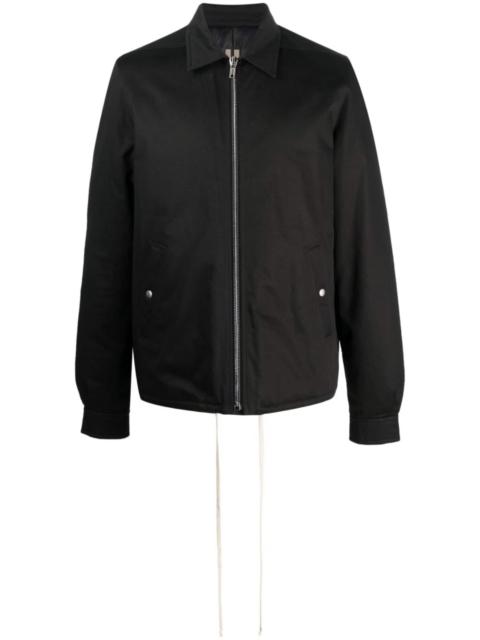 Rick Owens DRKSHDW pointed-collar zip-up windbreaker