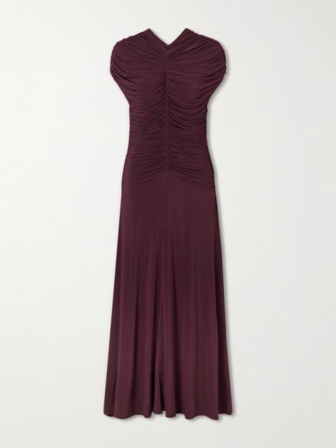 TOVE Avita Ruched Maxi Dress