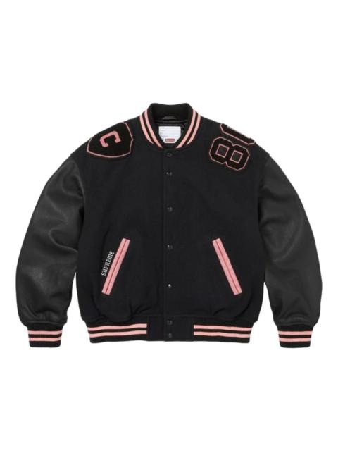 Supreme Supreme FW26 Captains Varsity Jacket 'Black' SUP-FW26-008-BLK