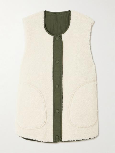 VARLEY Audrea Reversible Fleece And Quilted Shell Vest