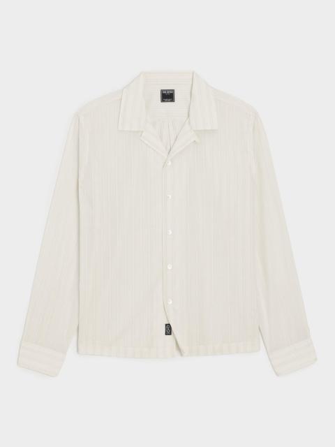TODD SNYDER Brushed Poplin Camp Collar Shirt