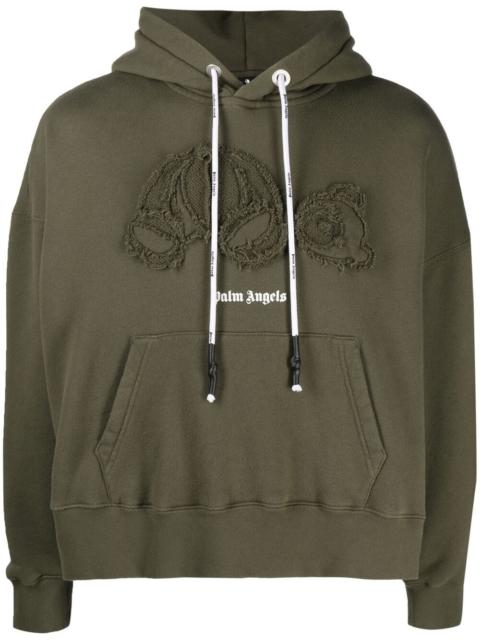 Palm Angels bear-motif hoodie