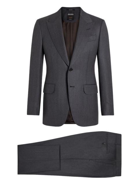 ZEGNA single-breasted wool suit