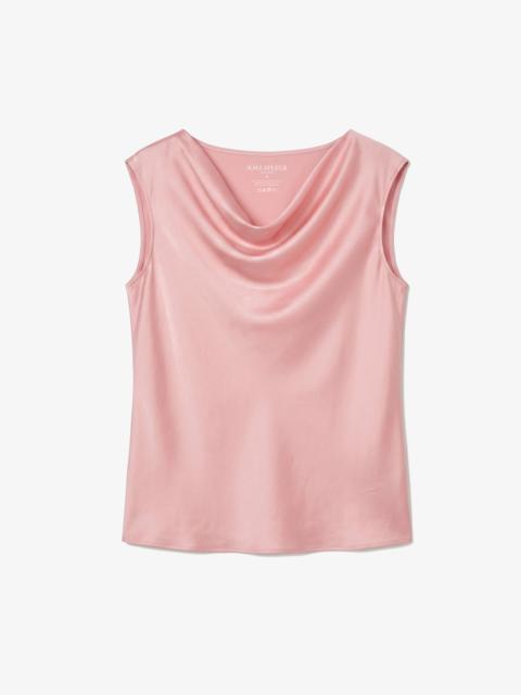 M.M.LaFleur Nora Effortless Blouse - Washable Silk Viscose Charmeuse