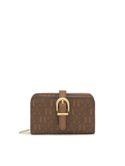 TOUS Earth-colored Wallet TOUS Buckles Silhouette