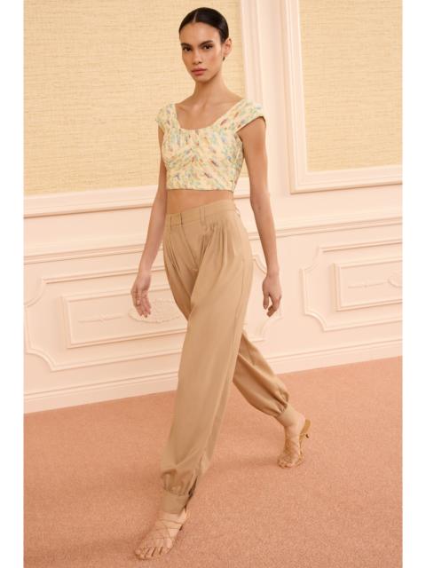 ULLA JOHNSON Luella Pleated Wool Pant