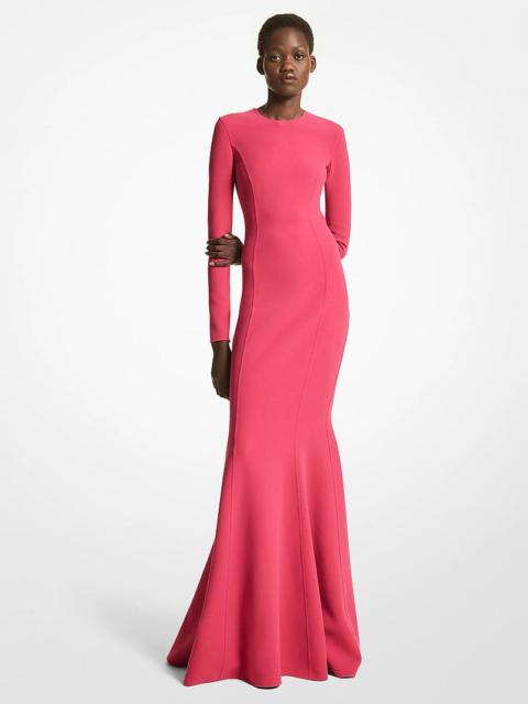 MICHAEL KORS COLLECTION Stretch Wool Fishtail Gown