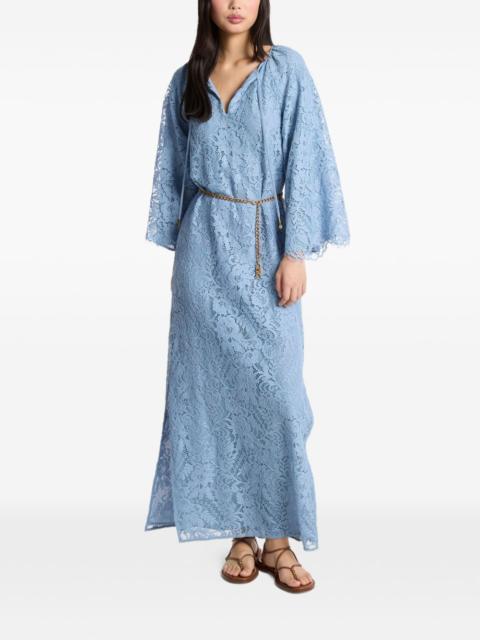 MICHAEL KORS floral V-neck kaftan