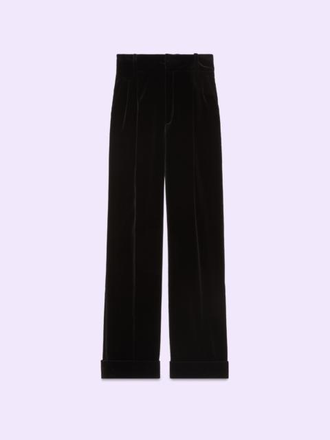 Cotton velvet pant