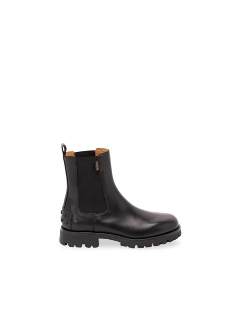 Tod's Ankle Boots In Leather