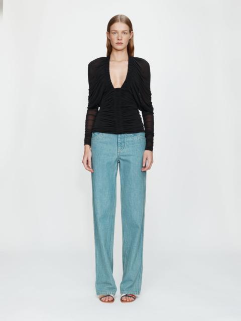 CHRISTOPHER ESBER Orion Long Sleeve Plunge Top