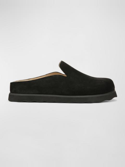 Vince Suede Slide Loafers Mules