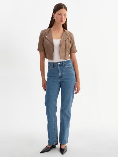 LAMARQUE KIRSI | Cropped Biker Jacket