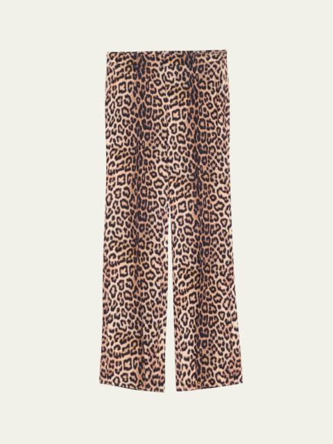 パンツ VALENTINO PRINTED SUPERGRAN PANT Valentino Garavani Women Printed Supergran Pant In Black