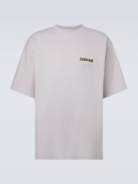 BALENCIAGA Logo cotton jersey T-shirt