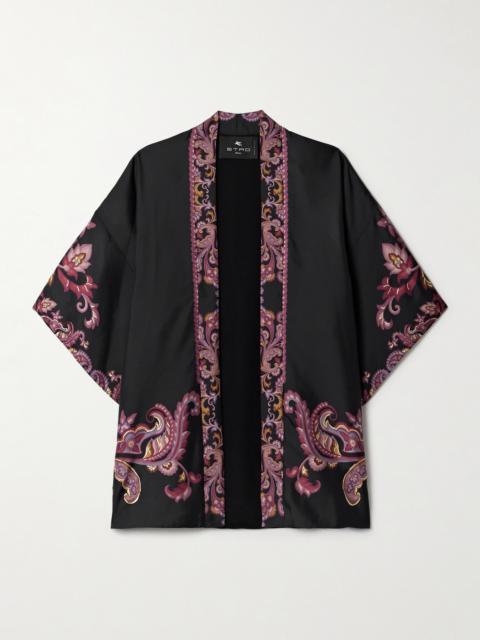 Etro Printed Silk-twill Shirt