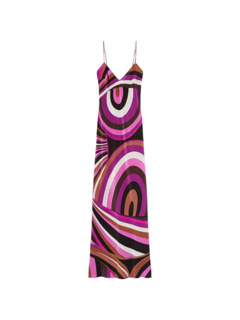 PUCCI Iride-print silk dress