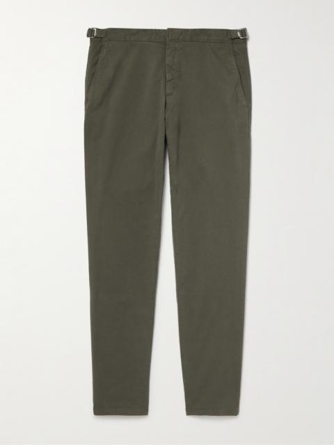 ORLEBAR BROWN Fallon Straight-Leg Organic Cotton-Blend Twill Trousers